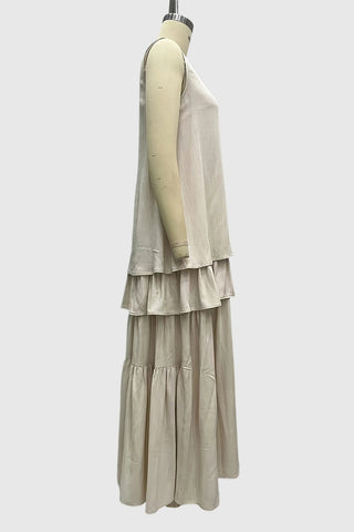 Layered Flowy Casual Dress