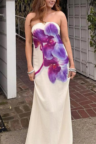 Floral Print Maxi Dress