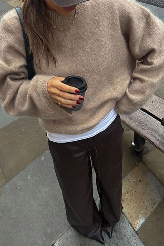 Cozy Fluffy Knit Sweater