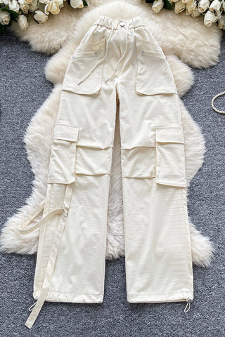 Utility Pocket Belted Pants