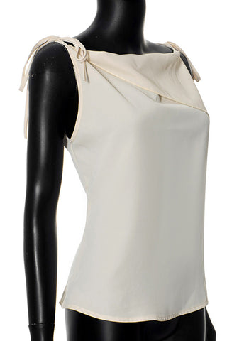 Elegant Tie-Shoulder Tank Top