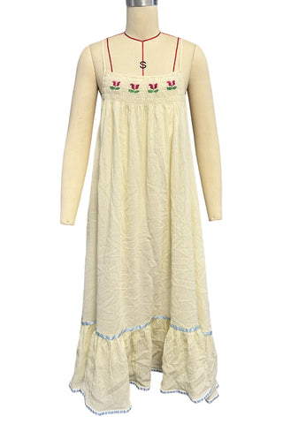 Floral Smocked Casual Dress
