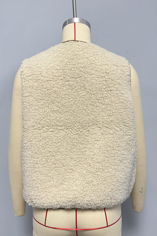 Tie-Front Textured Vest