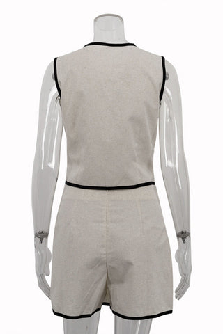 Stylish Vest and Skirt Set