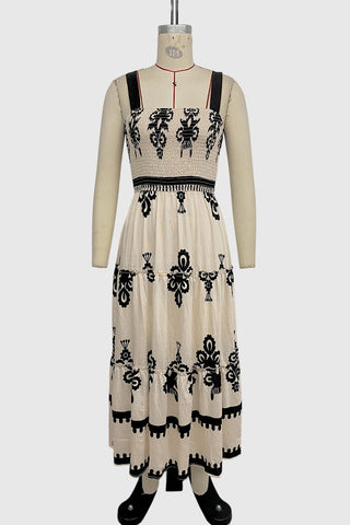 Patterned Casual Maxi Dress