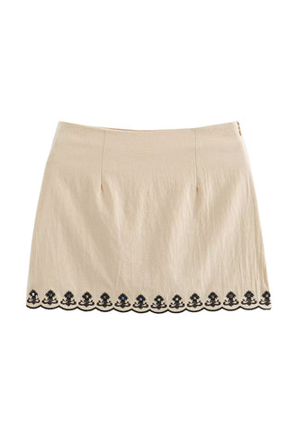 Floral Halter Crop Top and Skirt Set