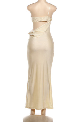 Elegant Asymmetric Evening Gown