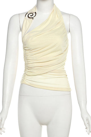 Contemporary Spiral Accent Tank Top