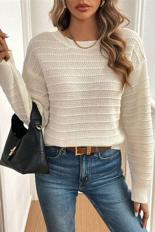 Bow-Back Detail Sweater