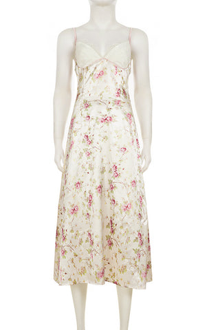 Floral A-Line Slip Dress