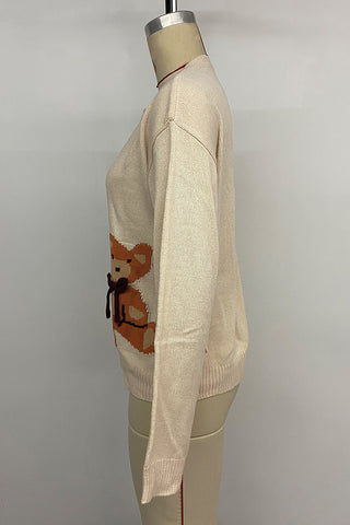 Buttoned Teddy Bear Cardigan