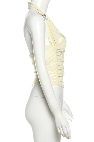 Contemporary Spiral Accent Tank Top