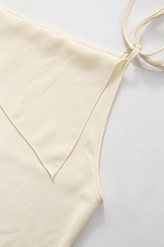 Elegant Tie-Shoulder Tank Top