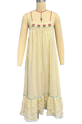 Floral Smocked Casual Dress