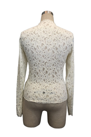 Lace Long-Sleeve Blouse
