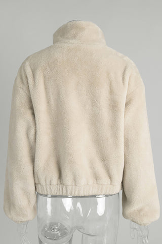 Zip-Up Plush Jacket