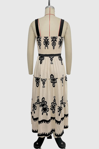 Patterned Casual Maxi Dress