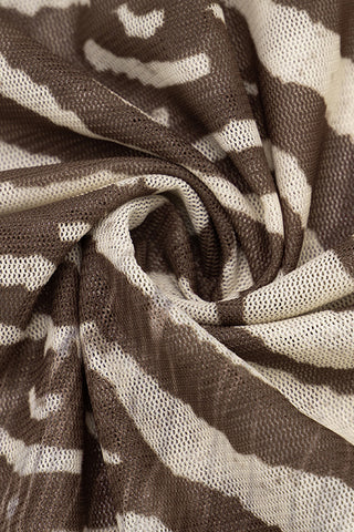 Fierce Zebra Print Top