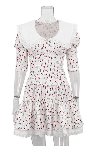 Floral Puff Sleeve Dress