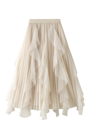 Flowing Layered Casual Skirt