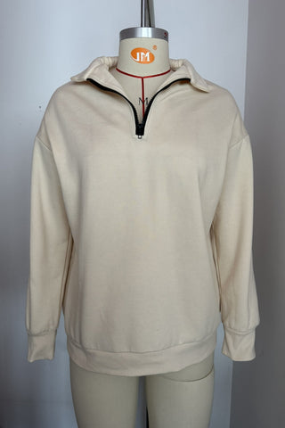 Stylish Quarter-Zip Sweatshirt