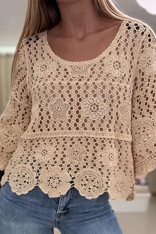 Floral Crochet Blouse