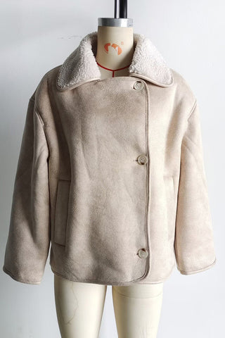 Stylish Button-Front Coat