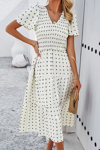 Dot Print Casual Dress