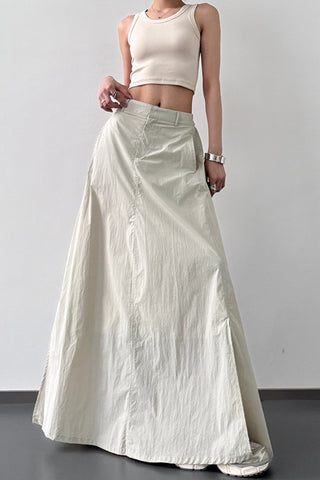 Sleek Maxi Skirt with Side Pockets