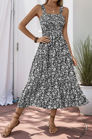 Floral Tiered Casual Dress