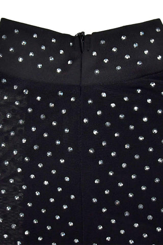 Sparkling Mesh Detail Jumpsuit