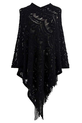 Elegant Lace Fringe Shrug