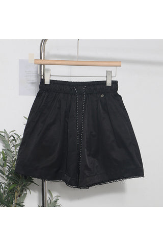 Elastic Waist Casual Shorts