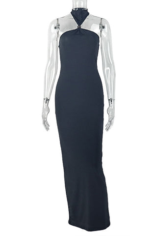 Halter Neck Evening Gown