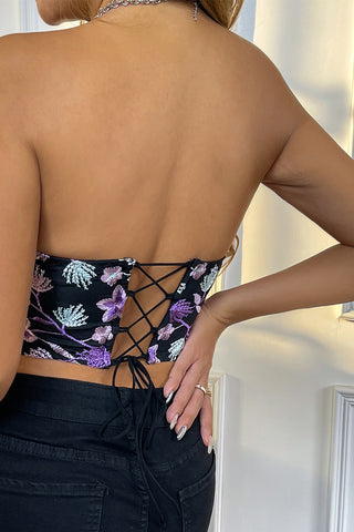 Floral Bustier Top