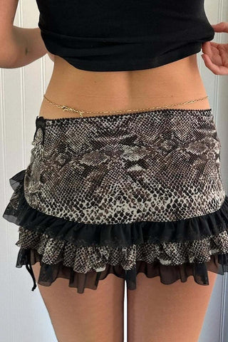 Flirty Tiered Mini Skirt