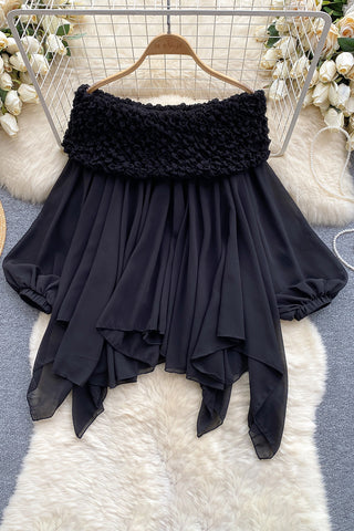 Boho Draped Bandeau Top