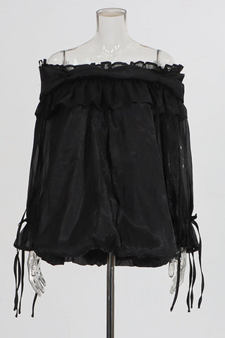 Off-Shoulder Ruffle Blouse