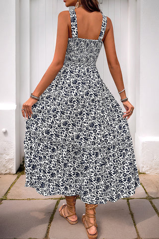 Floral Tiered Casual Dress