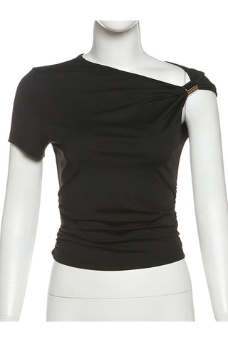 Asymmetric Cut-Out Tee