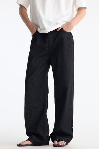 Classic Wide-Leg Straight Jeans