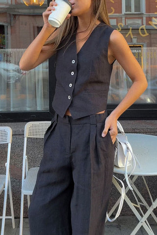 Tailored Vest and Pants Set