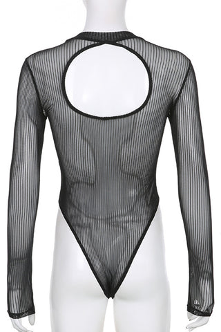 Sheer Long Sleeve Bodysuit