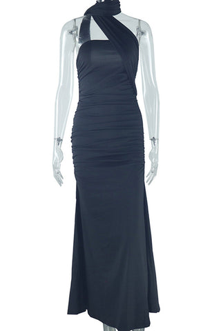 Elegant Ruched Evening Gown