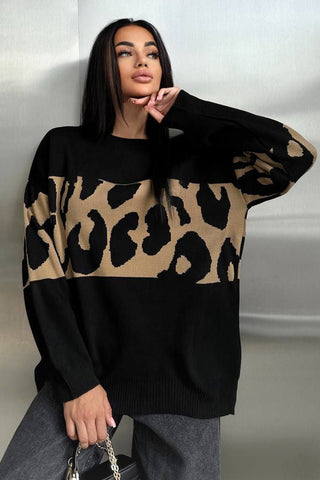 Leopard Patterned Sweater