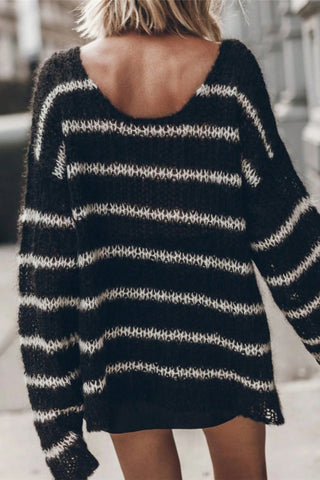 Striped Oversized Sweater