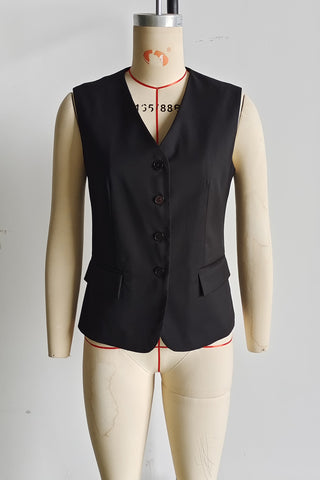Button-Front Vest