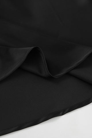 High-Waist Solid Maxi Skirt