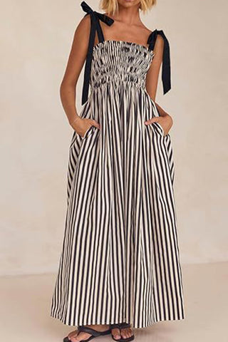 Striped Smocked Sundress