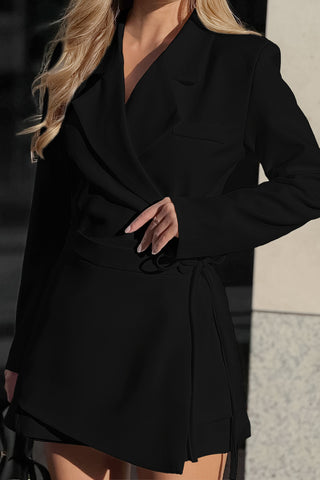 Elegant Tailored Wrap Dress